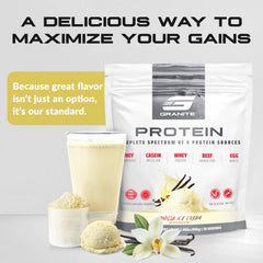 Granite Nutrition protein powder mixes smoothly in shakes and recipes