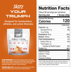 Granite Supplements dry powder close-up shows smooth texture ideal for shakes.