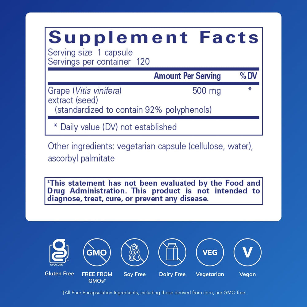 Grape Pip 500 mg capsules