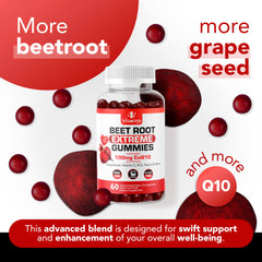 Grape seed extract and beetroot ingredients