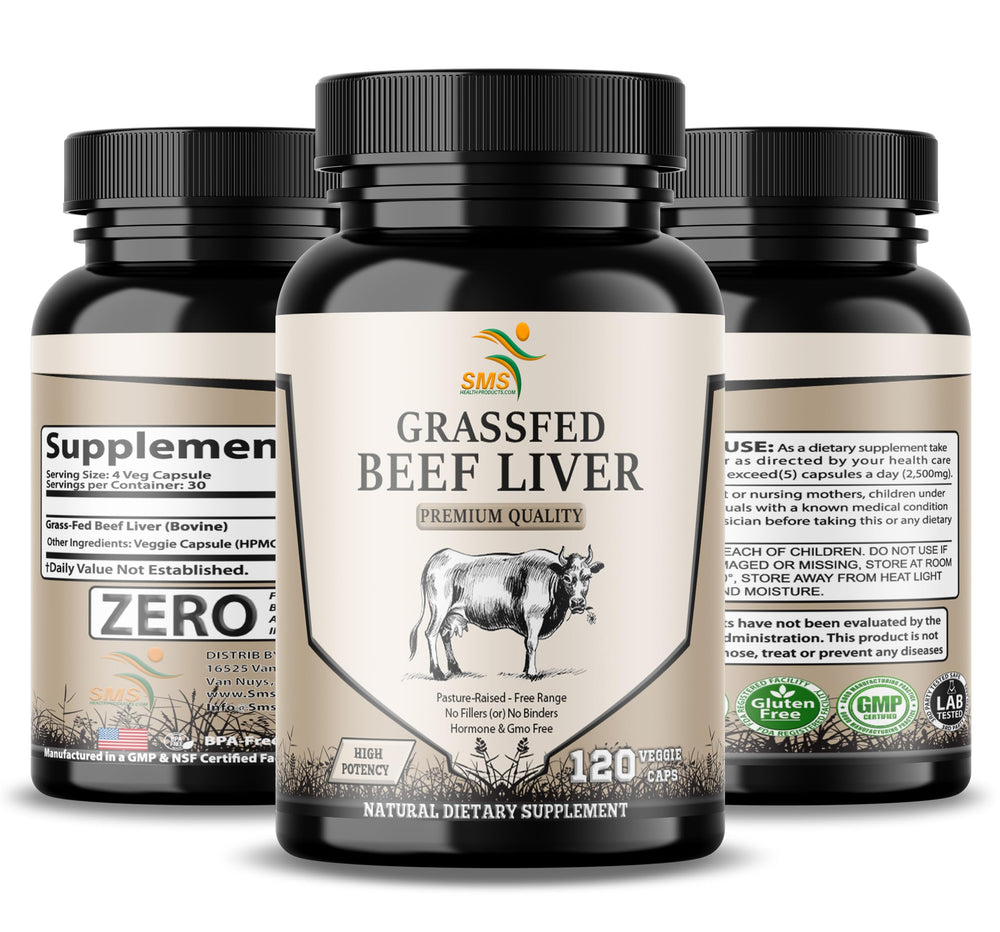 Product packaging and dosage information for liver capsules