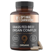Grass-fed beef liver organ supplement