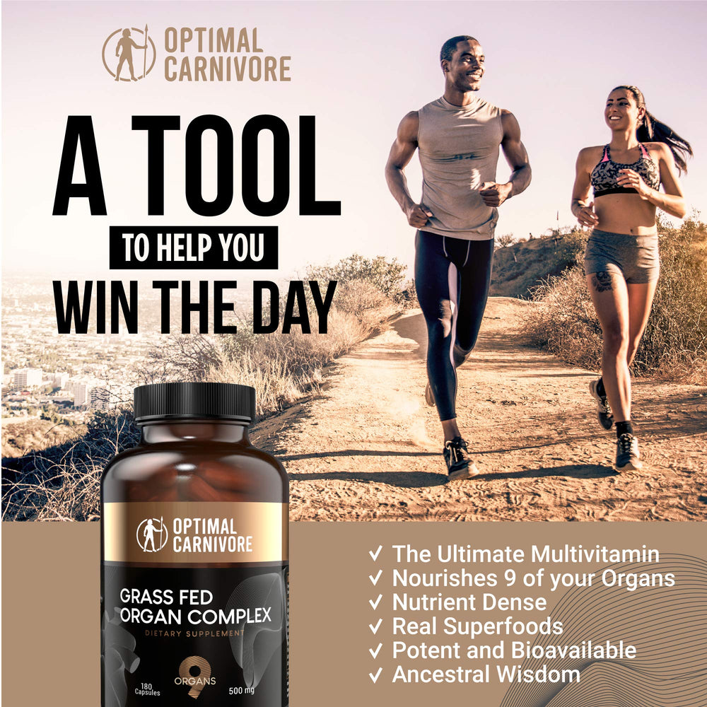 Grass-fed beef thymus organ supplement