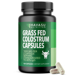 Grass-fed bovine colostrum capsules - 1000mg per serving