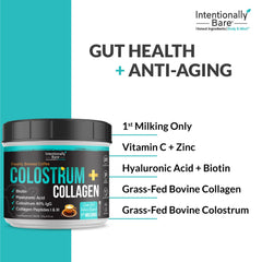 Grass-fed colostrum powder bottle