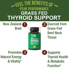 Grass-fed New Zealand beef neck and thyroid gland capsules