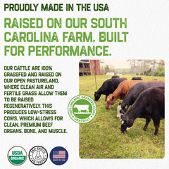 Cow bone, muscle, and tallow capsules in Grassfat organ complex