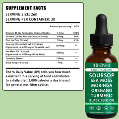 Product image showing usage: dropper under tongue or in water