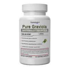 Bottle of Superior Labs Graviola 1200mg capsules