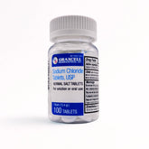Graxcell Sodium Chloride Tablets 1g bottle and packaging
