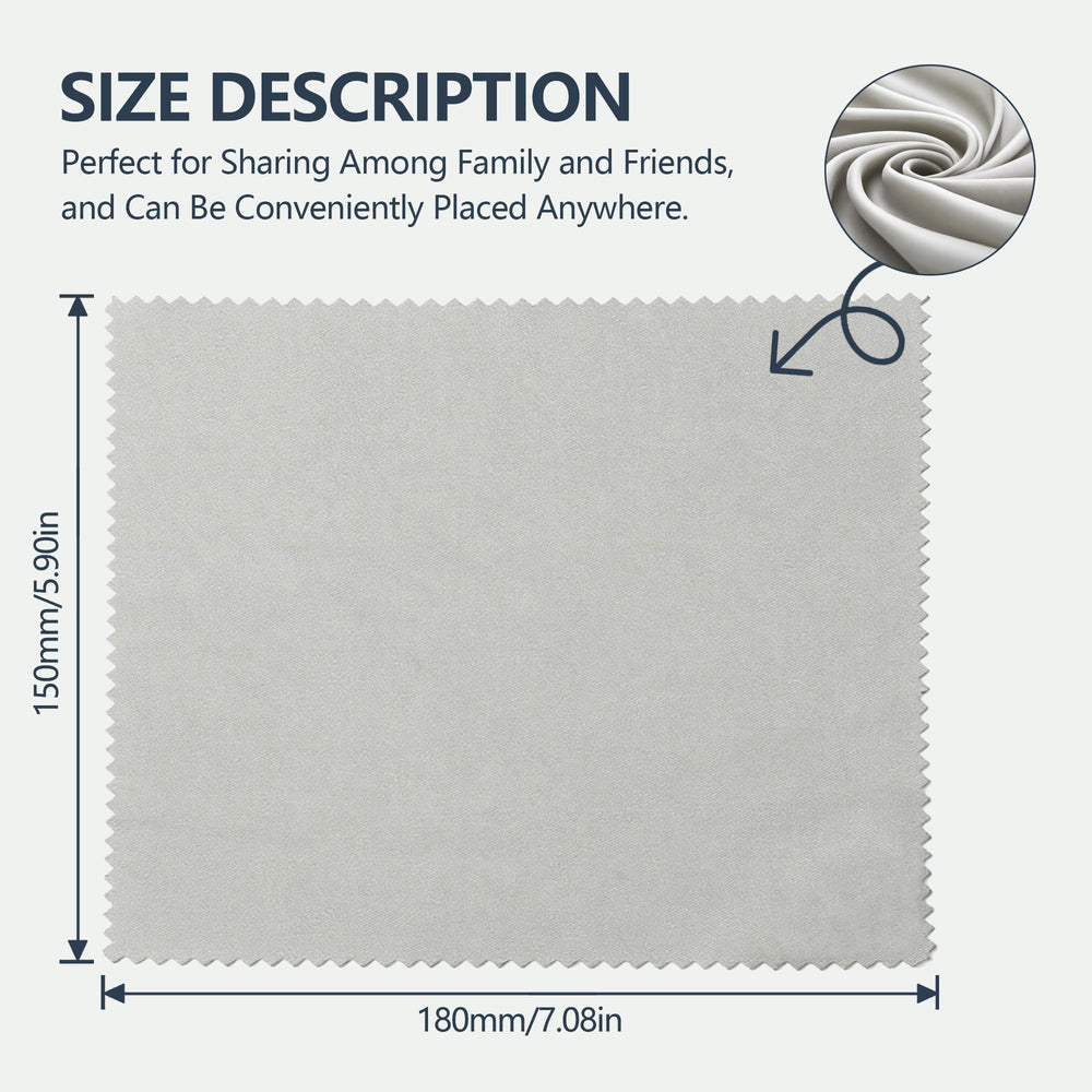 Gray and black microfiber cloths in bulk pack