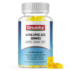 GREABBY Alpha Lipoic Acid 600mg Gummies bottle front