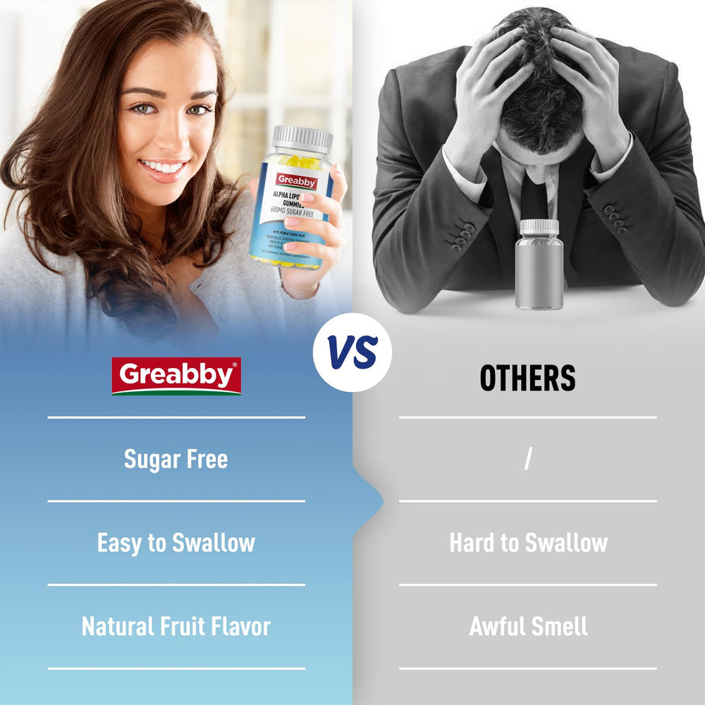 Vegan, non-GMO, gluten-free Alpha Lipoic Acid gummies