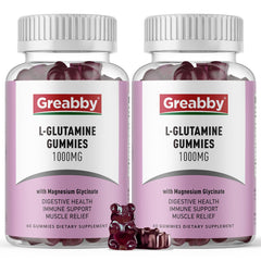 Greabby L-Glutamine 1000mg Gummies bottle – 120 count