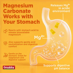 Pineapple-flavored GREABBY gummies arranged in a row