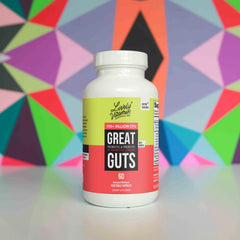 Packaging and branding of Great Guts Probiotic