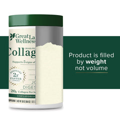 Great Lakes Wellness collagen being poured into coffee for seamless daily integration