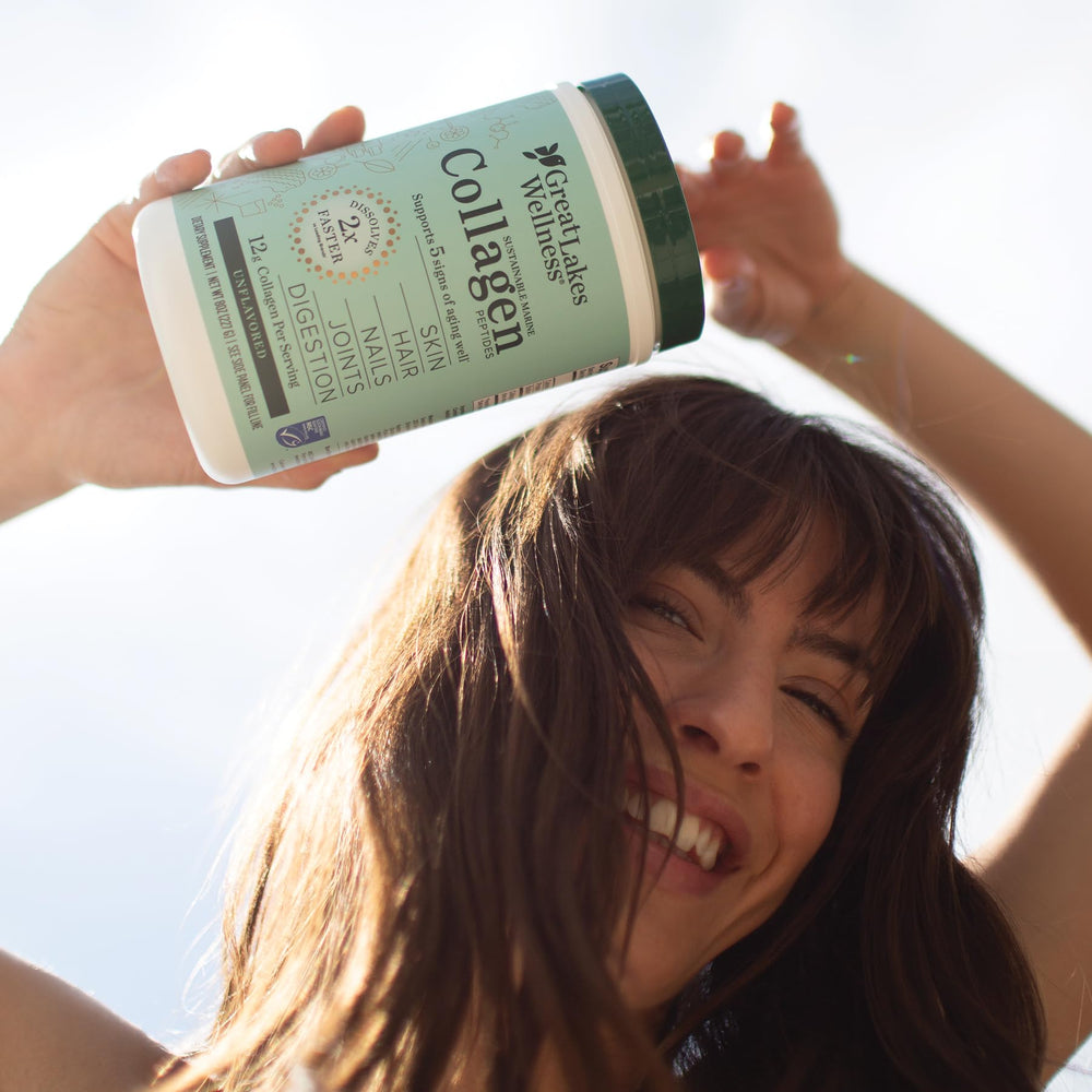 Digestive support and overall wellness with marine collagen powder