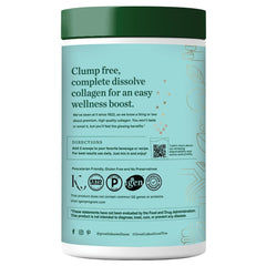 Unflavored marine collagen powder with quick dissolve features