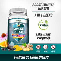 Three 60-capsule bottles bundled for year-round immune support