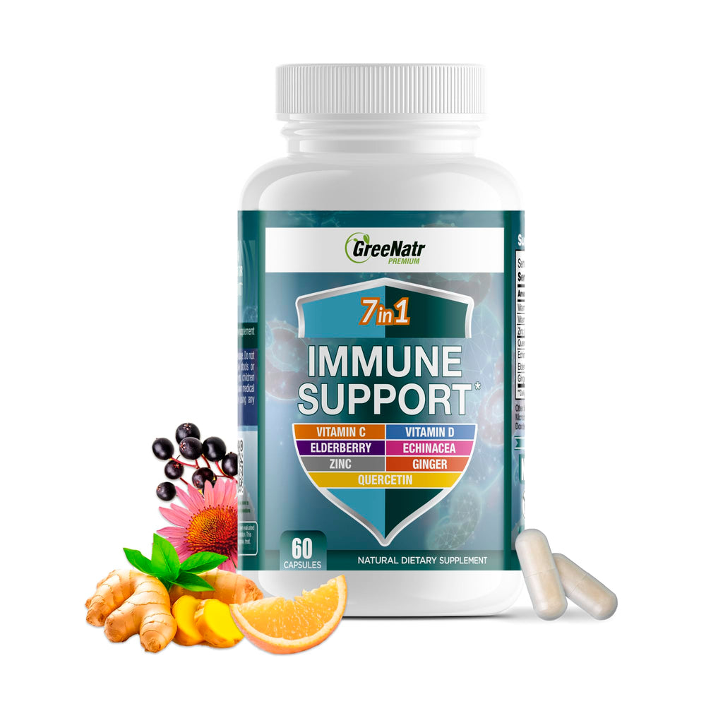 GreeNatr Immune Support bottle with label