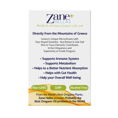 70% extra virgin Greek olive oil blended with oregano oil