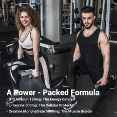 Front packaging of Green Apple Creatine Monohydrate Gummies