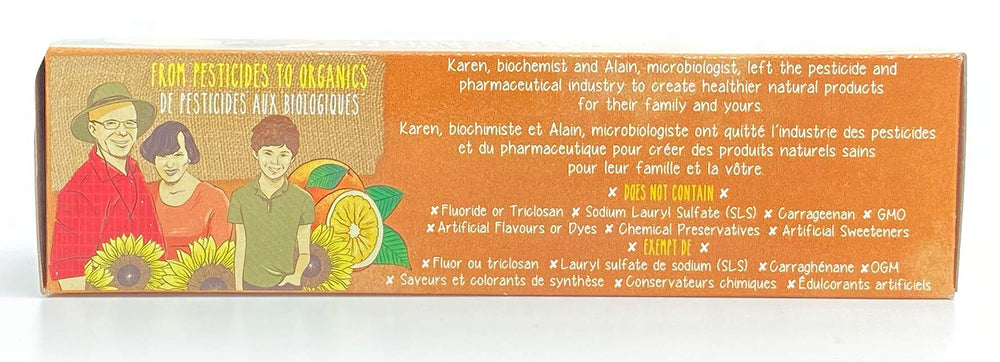Ingredients in Green Beaver all natural toothpaste