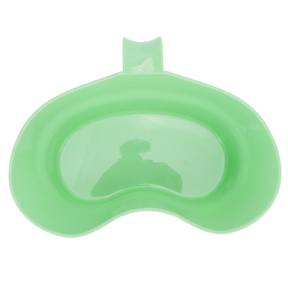 Packaging-ready green emesis basin for home or clinical use