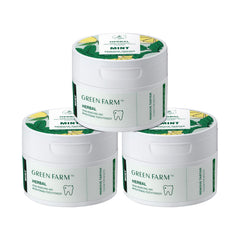 Green Farm Mint Tooth Powder with Xylitol – front view