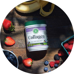 Hydrolyzed collagen peptides derived from grass-fed cattle