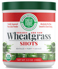 Green Foods Wheat Grass Shots bottle front