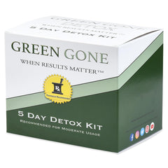 Green Gone When Results Matter 5 Day Detox bottle with capsules supporting liver and digestive wellness