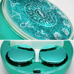 Colorful 2-in-1 clean and store lens case for overnight storage