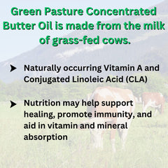 Nutrition facts for Green Pasture Concentrated Butter Oil Liquid