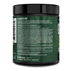 Sour Apple flavor label on Green Surge bottle