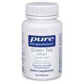 Bottle of Pure Encapsulations Green Tea Extract (Decaffeinated) 120 capsules