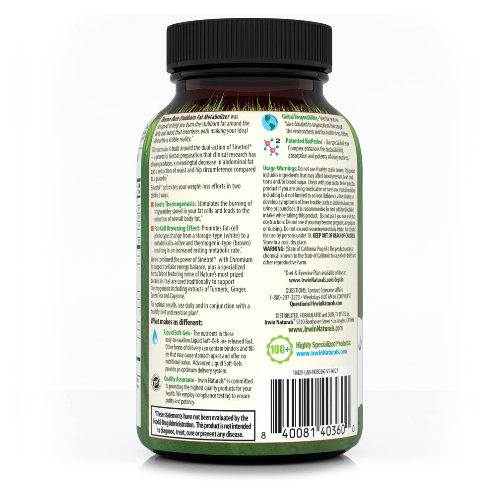 Close-up of green tea extract (EGCG) and caffeine ingredients