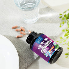 Product showcasing heart and immune health benefits
