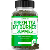 Green Tea Fat Burner Gummies bottle with Apple flavor – 60 count