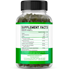 Close-up of Green Tea Fat Burner Gummies Apple flavor