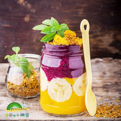Dried bee pollen granules in Greenbow product