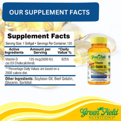 Vitamin D3 softgels spilling from bottle