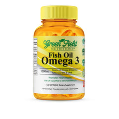 Greenfield Nutritions Halal Fish Oil bottle with 120 pills