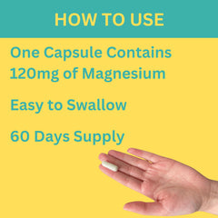 Close-up of Magnesium Glycinate capsules