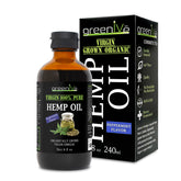 GreenIVe Peppermint Hemp Oil 8oz bottle with label