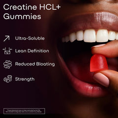 Front and back pack shots of the Raspberry gummies