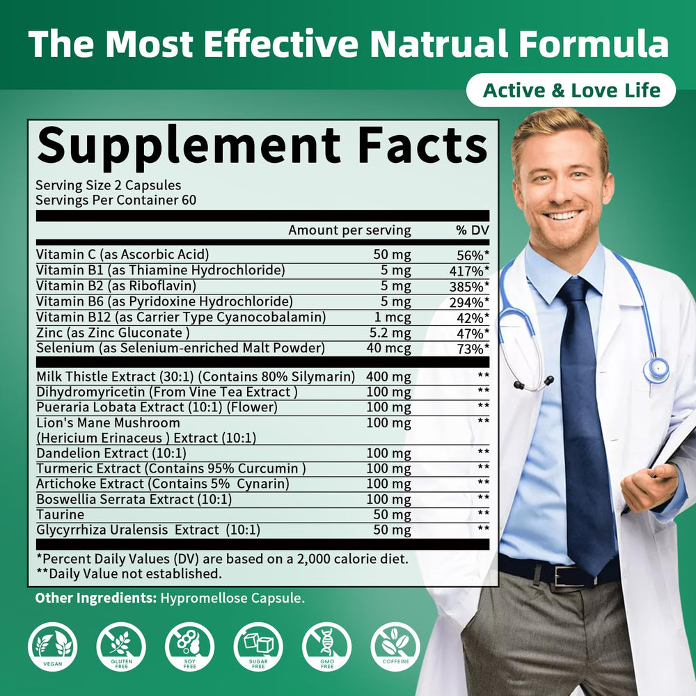 Artichoke and lymph-detox ingredients illustration