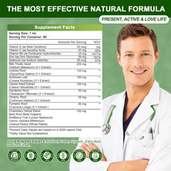 Green-themed product packaging on white background