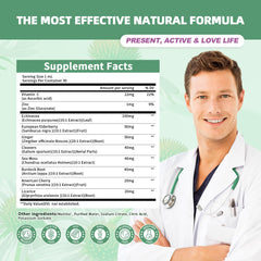 Non-GMO, sugar-free and alcohol-free supplement badge